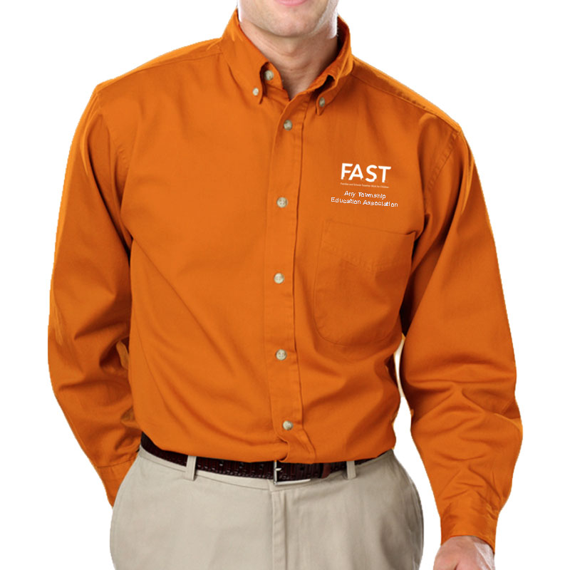 Mens-Long-Sleeve-Shirt-Orange