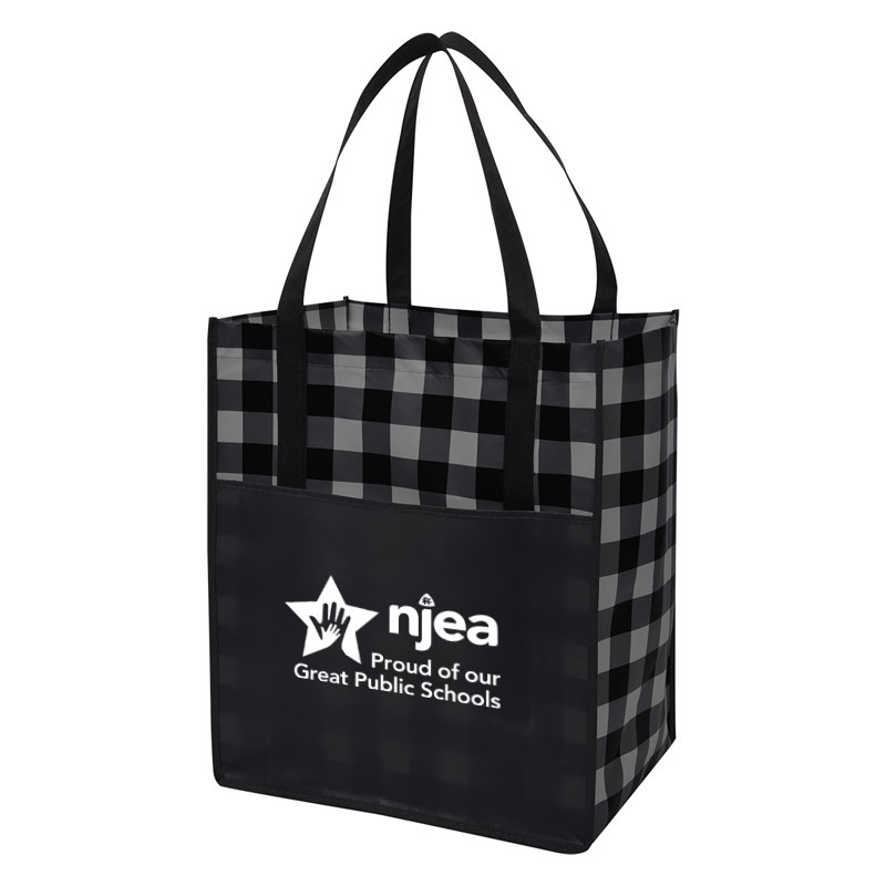 Black-Northwoods-Laminated-Non-Woven-Tote-Bag