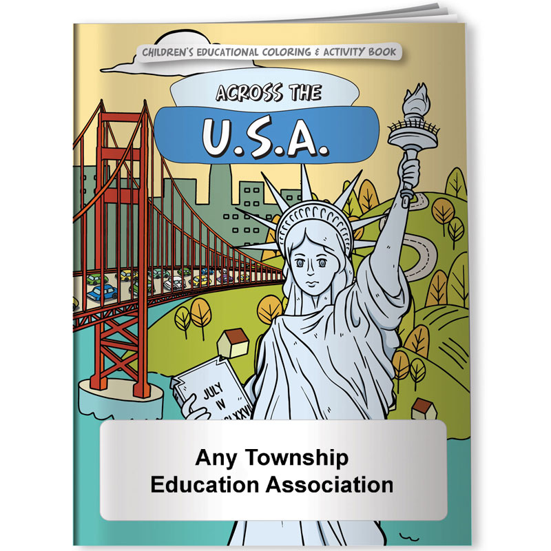 Across-The-USA Coloring Book