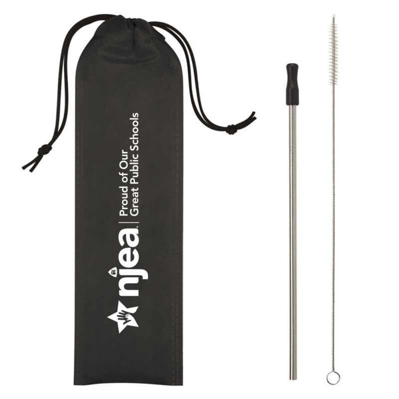 Stainless Steel Straw Kit - Black