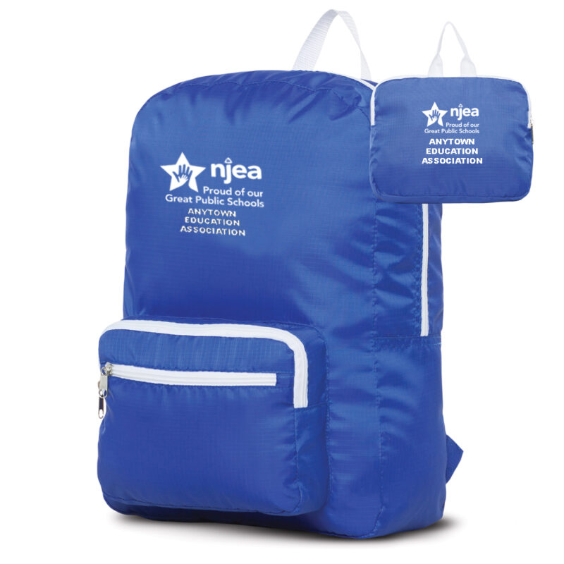 Blue-Packable-Backpack