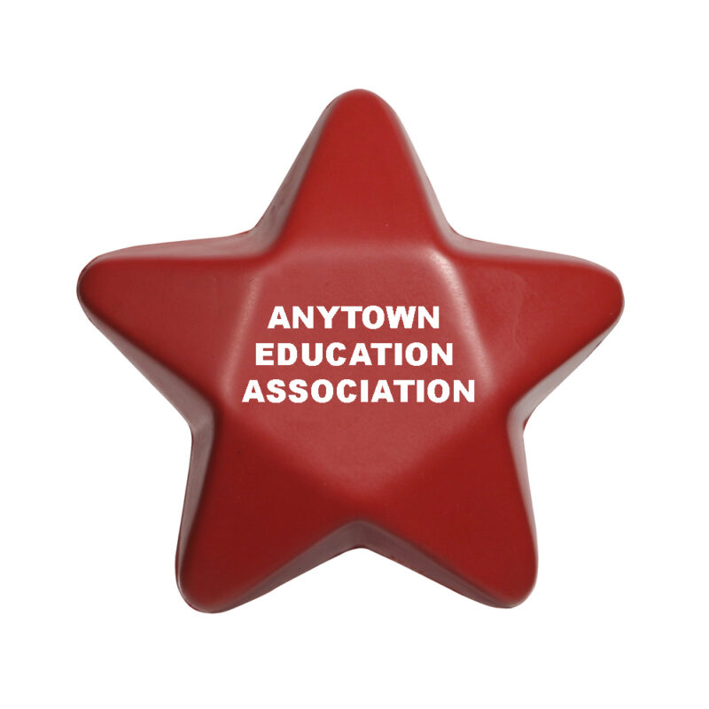 Burgundy-Star-Stress-Reliever