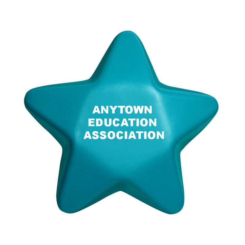 Teal-Star-Stress-Reliever