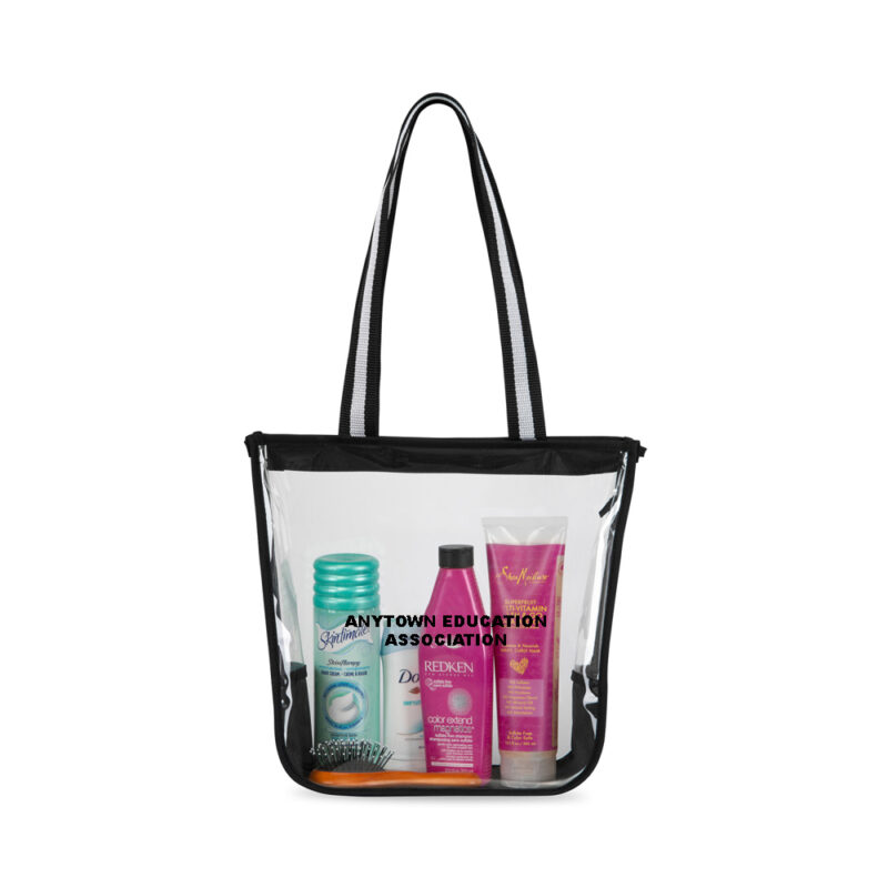 Alternative view of Clear Zippered Tote (Minimum Order - 50)