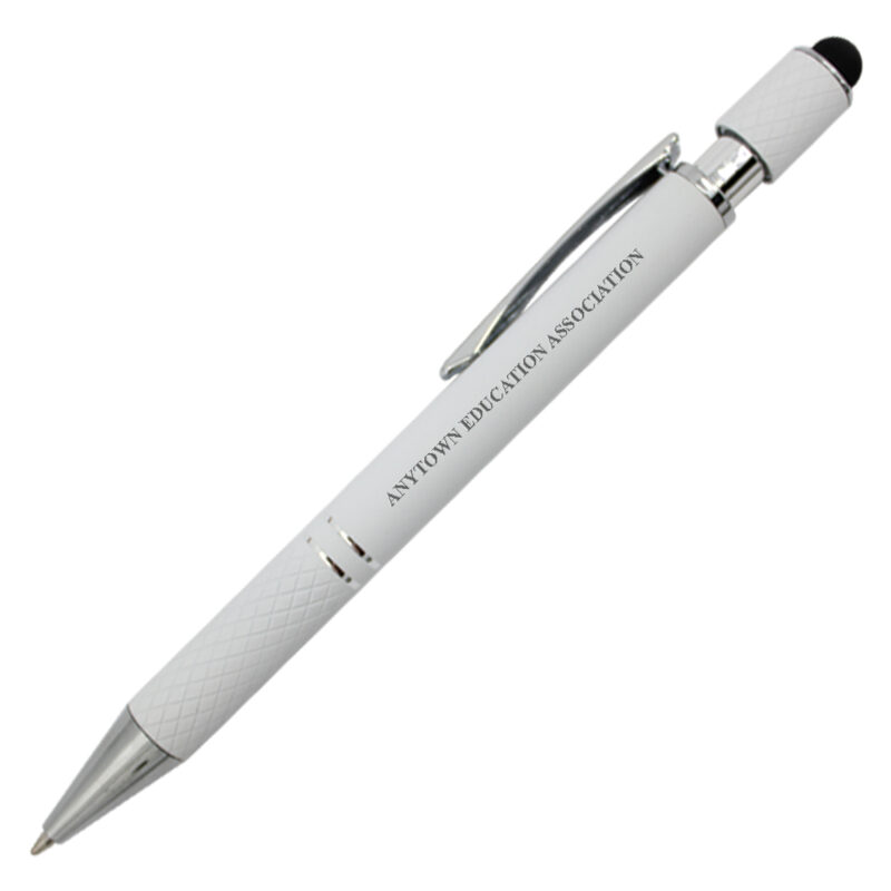 Halcyon® Executive Metal Spin Top Pen w/Stylus (Minimum
