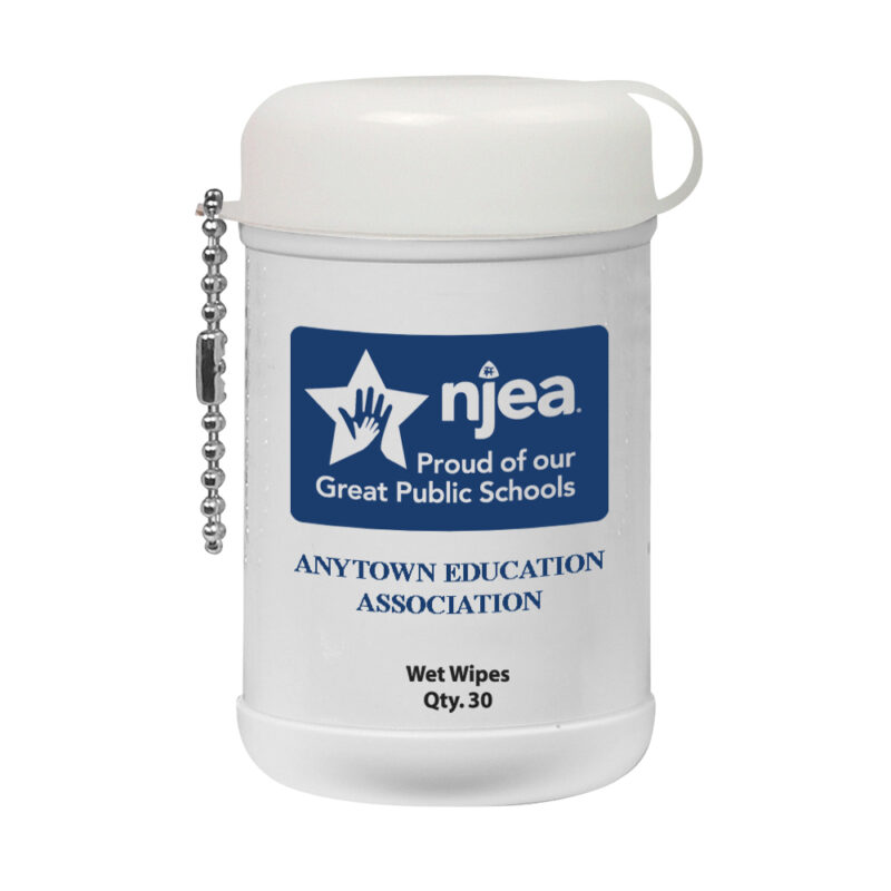 Alternative view of Mini Wet Wipe Canister (Minimum Order - 100)