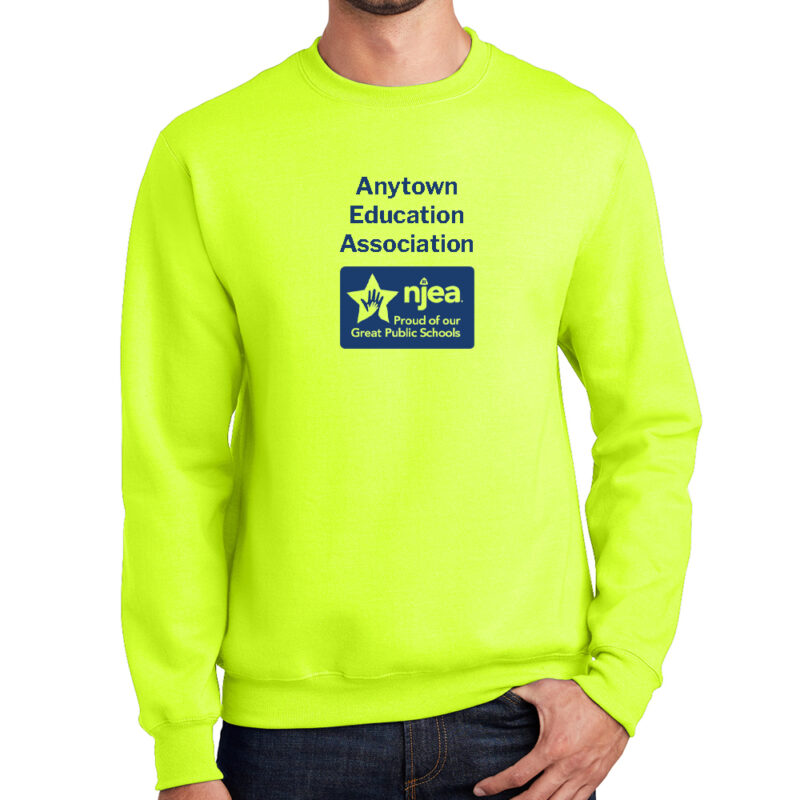 Alternative view of P&C® Essential Fleece Crewneck Sweatshirt (Minimum Order - 12)