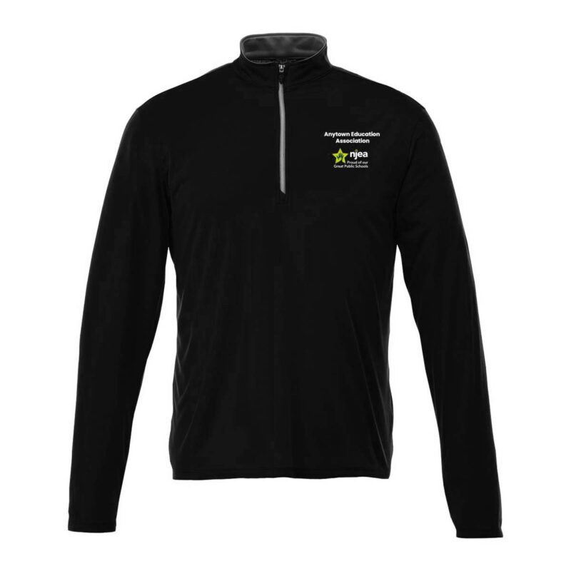 Mens-VEGA-Quarter-Zip-Minimum-Order-12-black