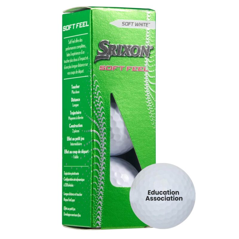 Srixon Soft Feel Golf Balls - 3 Pack (Minimum Order - 24)