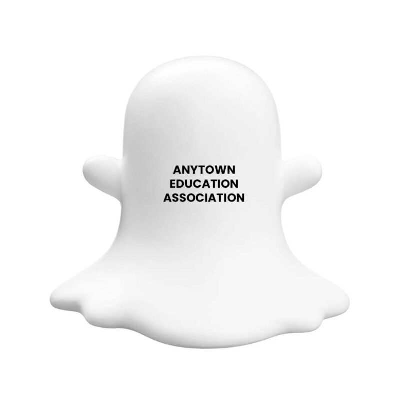 Alternative view of Ghost Shaped Stress Ball (Minimum Order - 250)