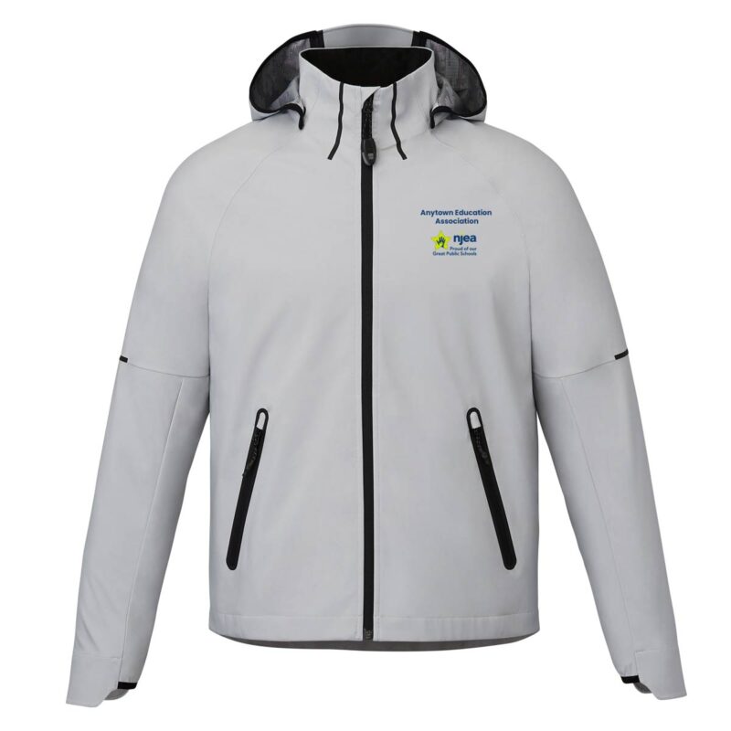 Men's-Oracle-Waterproof-Soft-shell-Jacket-(Minimum-Order---12Silver