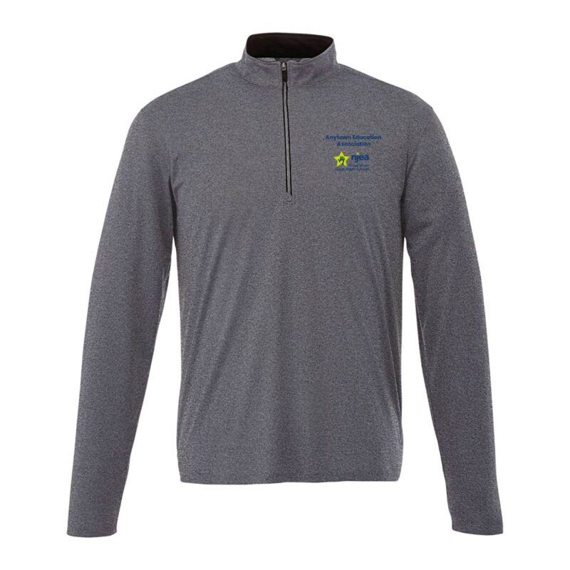 Men's-VEGA-Quarter-Zip-(Minimum-Order---12)Grey