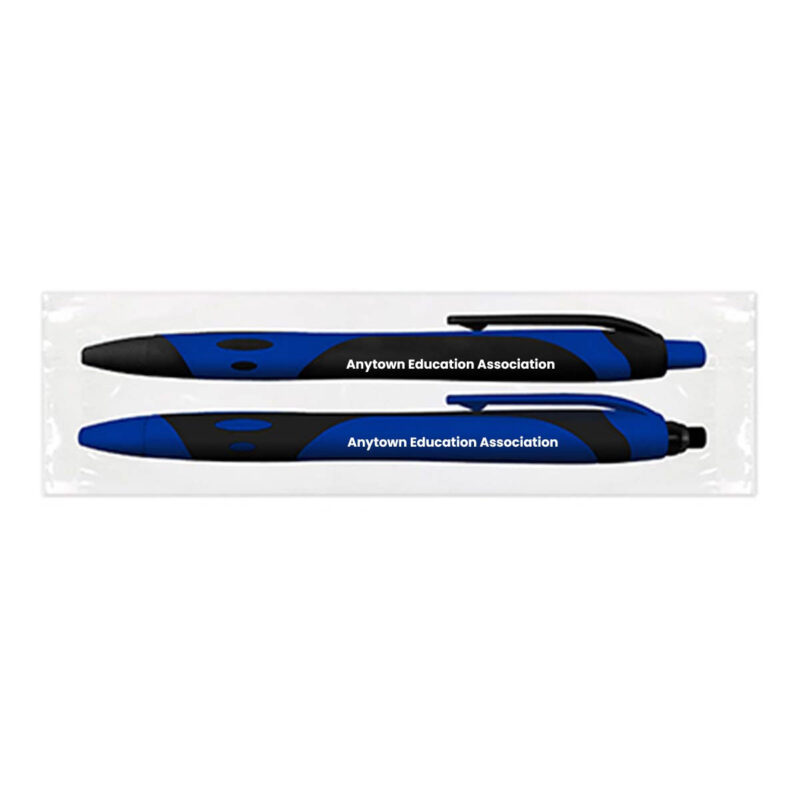 Sport-Duo---Gel-Pen-+-Mechanical-Pencil-Set-(Minimum-Order---250)-Blue