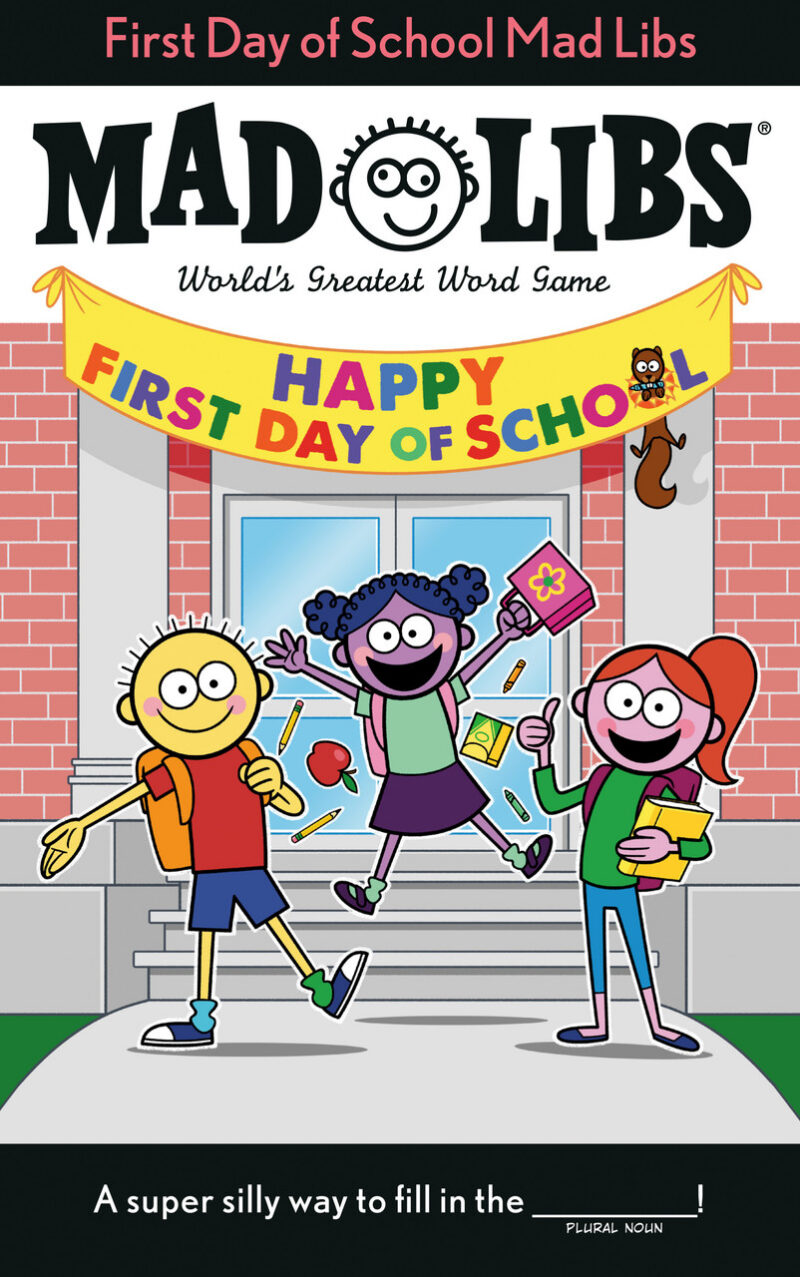 Book : First Day of School Mad Libs (World's Greatest Word Game) (Minimum Order - 50)