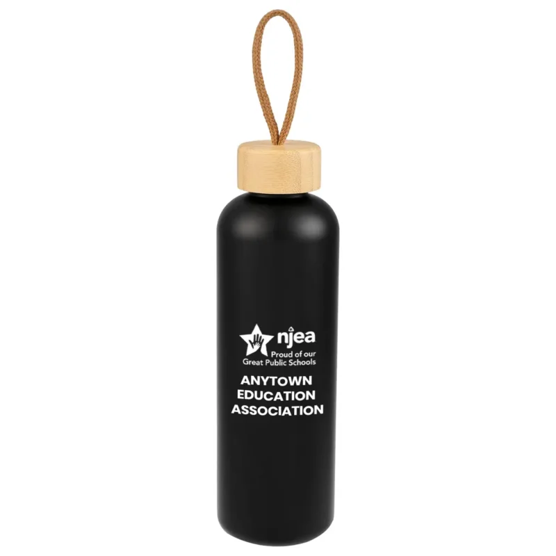 Tania 26oz Bottle w/FSC Bamboo Lid (Minimum Order - 72) - Image 7