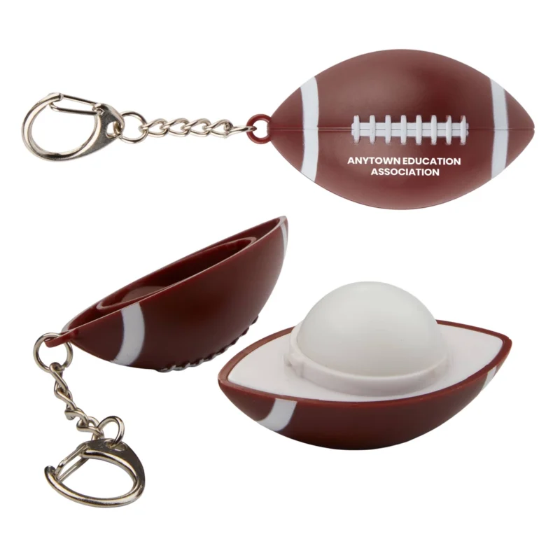 Sports Ball SPF15 Lip Balm Keychain (Minimum Order - 200)