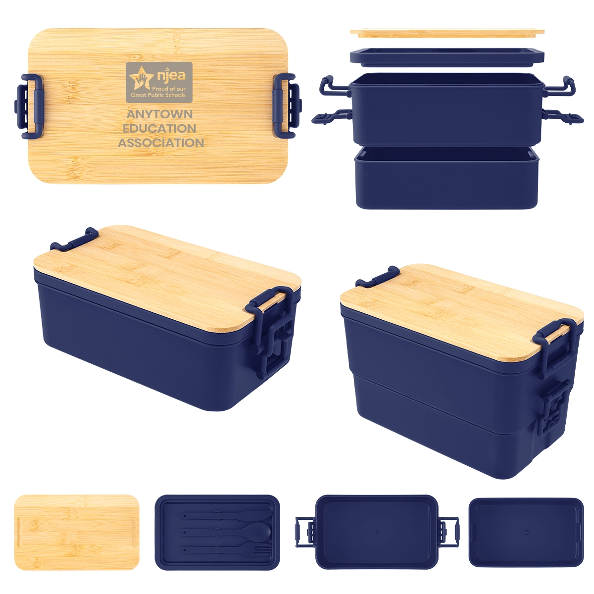Mega Bites Stackable Bento Box (Minimum Order - 50) - Image 3