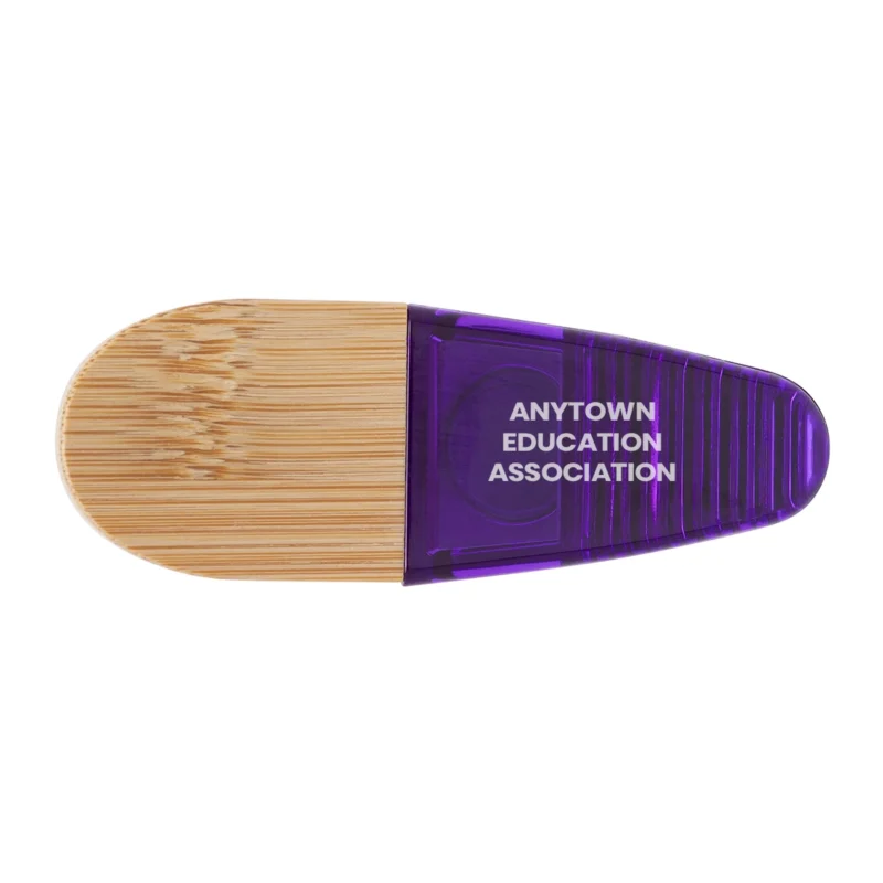 Alternative view of Magnetic Bamboo Memo/Chip Clip (Minimum Order - 250)