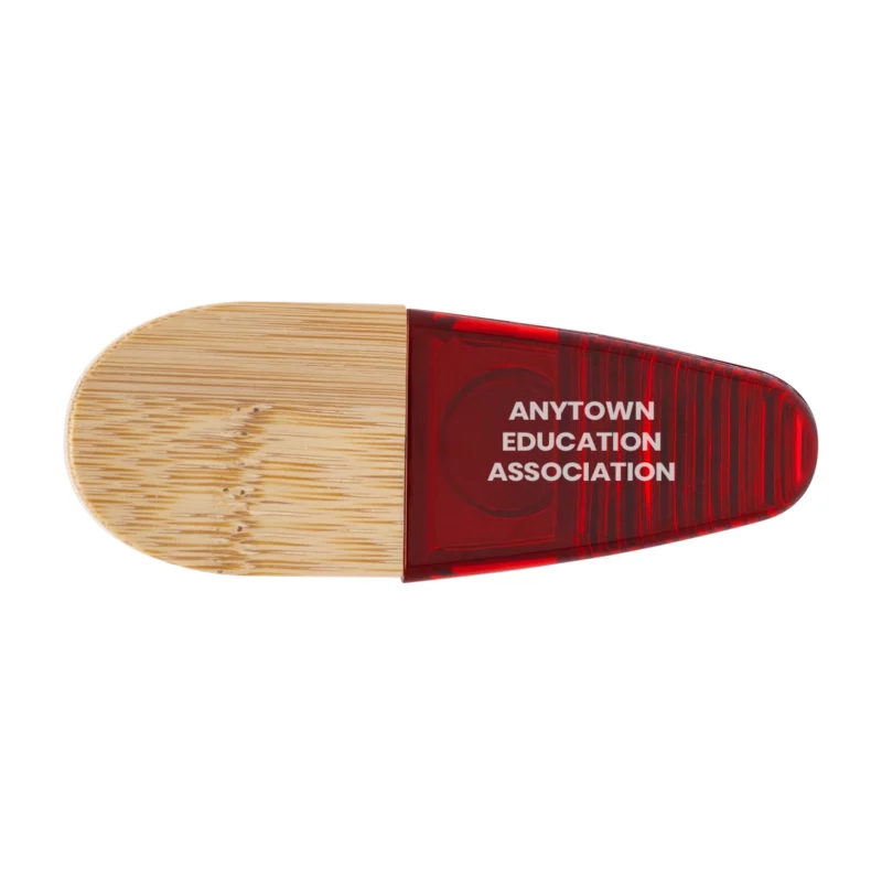 Magnetic Bamboo Memo/Chip Clip (Minimum Order - 250)
