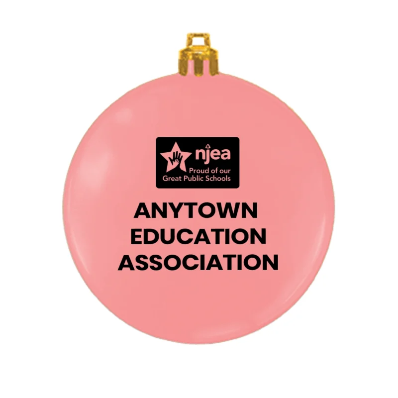 3" USA-Made Flat Shatterproof Ornament (Minimum Order - 100)