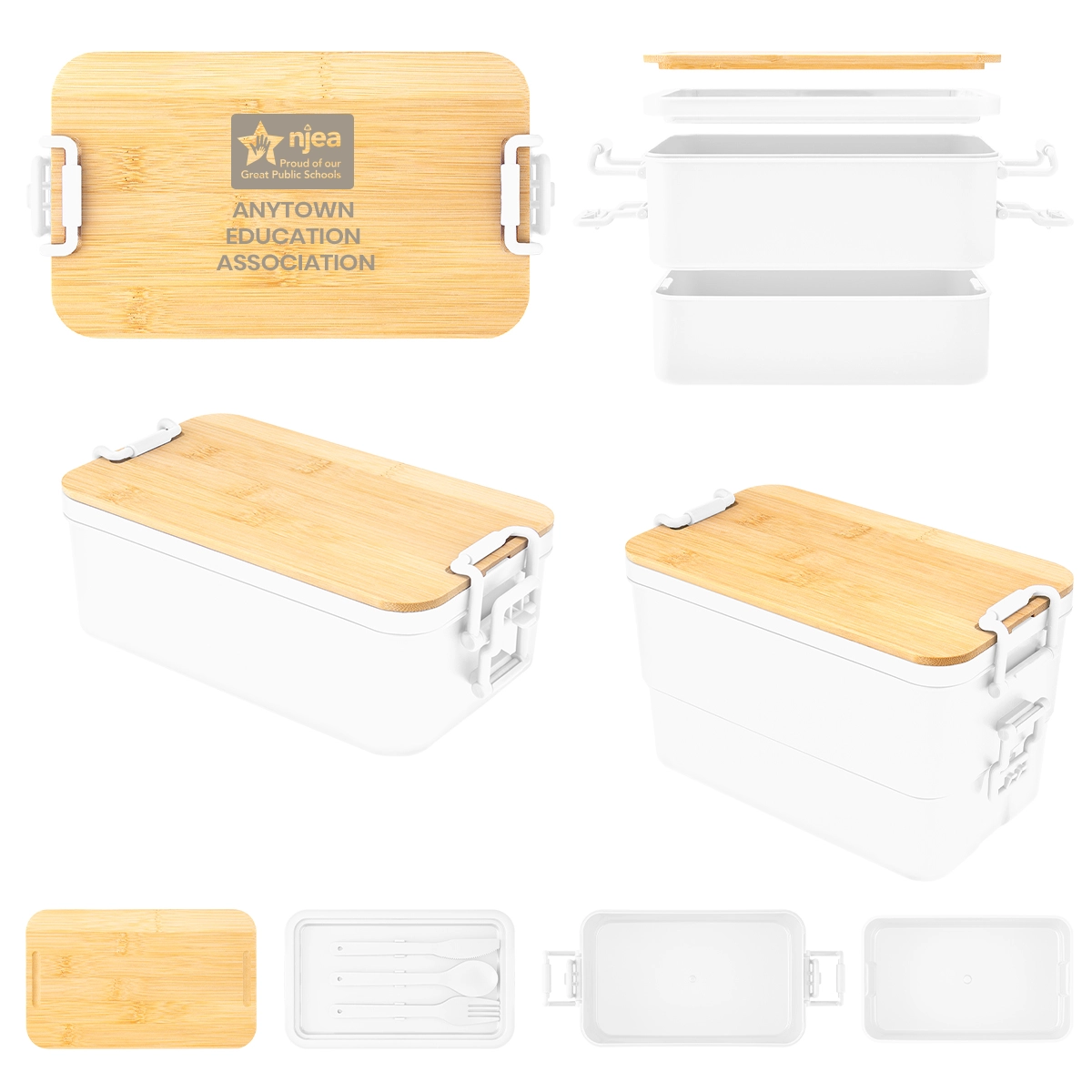 Mega Bites Stackable Bento Box (Minimum Order - 50) - Image 4