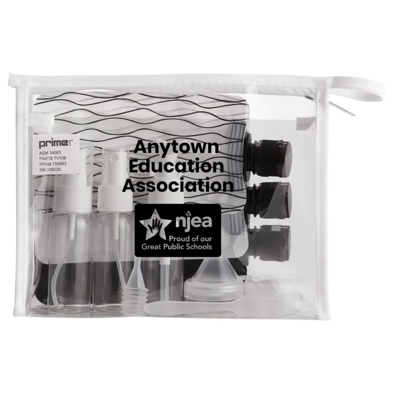 In Transit Travel Bottle Set & Bag (Minimum Order - 50)